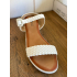 Witte sandalen 